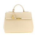 Dolce & Gabbana White Lamb Leather Handbag