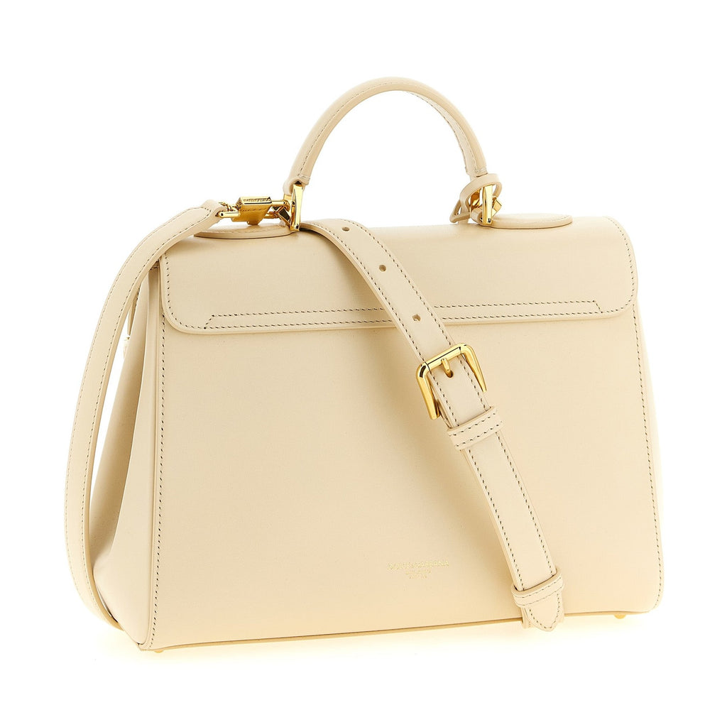 Dolce & Gabbana White Lamb Leather Handbag