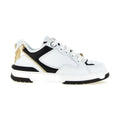 Versace Bicolor Leather Low Top Sneakers