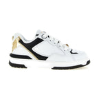 Versace Bicolor Leather Low Top Sneakers