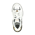 Versace Bicolor Leather Low Top Sneakers