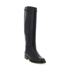 Church's Black Calfskin Over The Knee