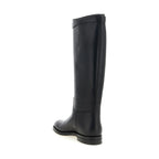 Church's Black Calfskin Over The Knee