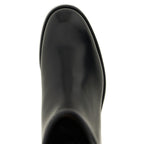 Church's Black Calfskin Over The Knee