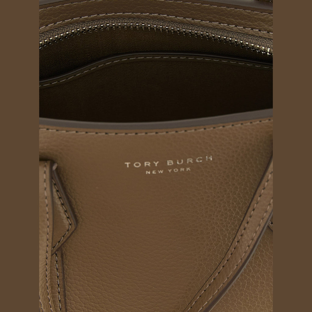 Tory Burch Brown Cowhide Tote Bag