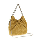 Tory Burch Beige Calfskin Shoulder Bag