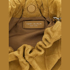 Tory Burch Beige Calfskin Shoulder Bag