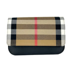 Burberry Small Leather Madison Crossbody Check Bag