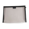 Dolce & Gabbana Transparent PVC Clutch Pouch Purse Branded Logo Plaque Bag