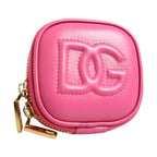 Dolce & Gabbana Pink Calf Leather DG Logo MULTIFUNCTIONAL KIT Borse Bag