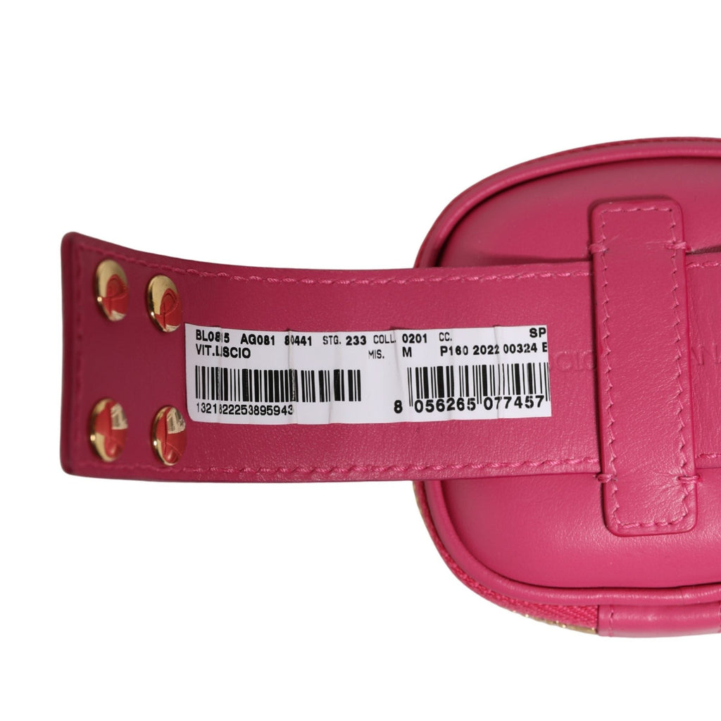 Dolce & Gabbana Pink Calf Leather DG Logo MULTIFUNCTIONAL KIT Borse Bag