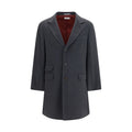 Brunello Cucinelli Gray Cashmere Coat