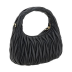 Miu Miu Black Calf Leather Bos Taurus Handbag