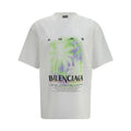 Balenciaga White Cotton T-Shirt