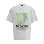 Balenciaga White Cotton T-Shirt