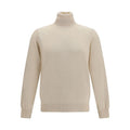 Brunello Cucinelli Beige Cashmere Turtleneck