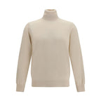 Brunello Cucinelli Beige Cashmere Turtleneck