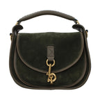Burberry Green Leather Handbag