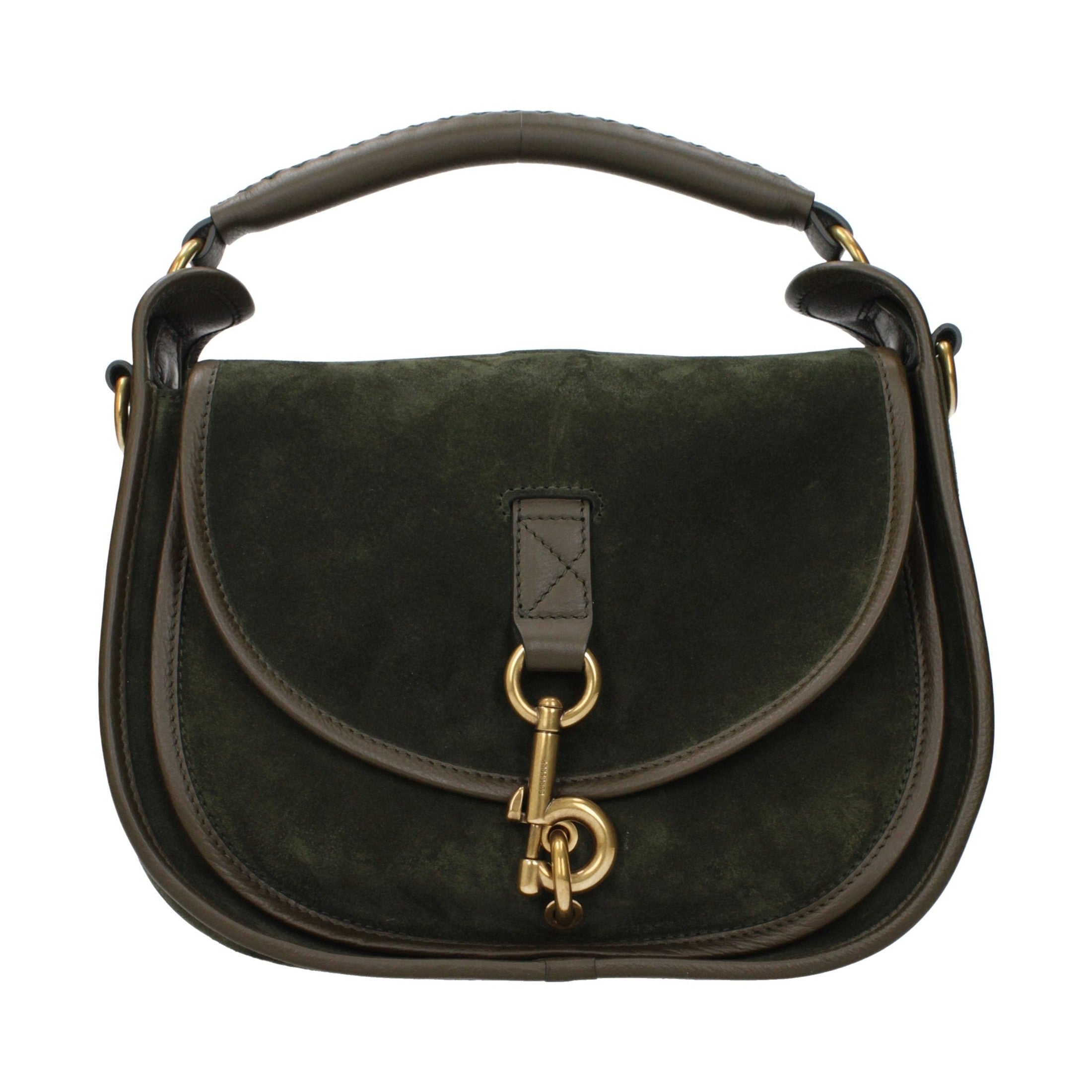 Burberry Green Leather Handbag