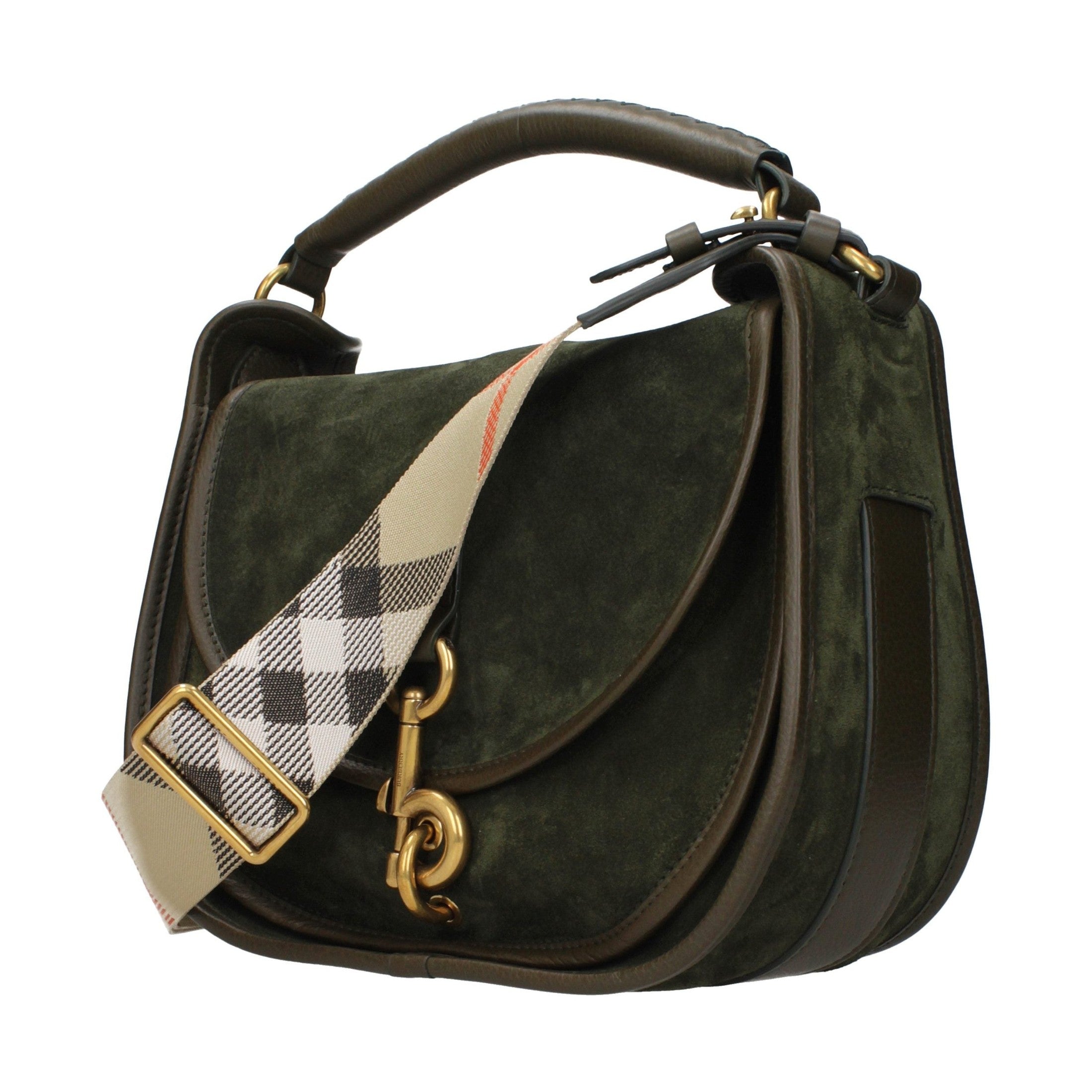 Burberry Green Leather Handbag