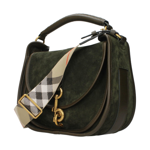 Burberry Green Leather Handbag