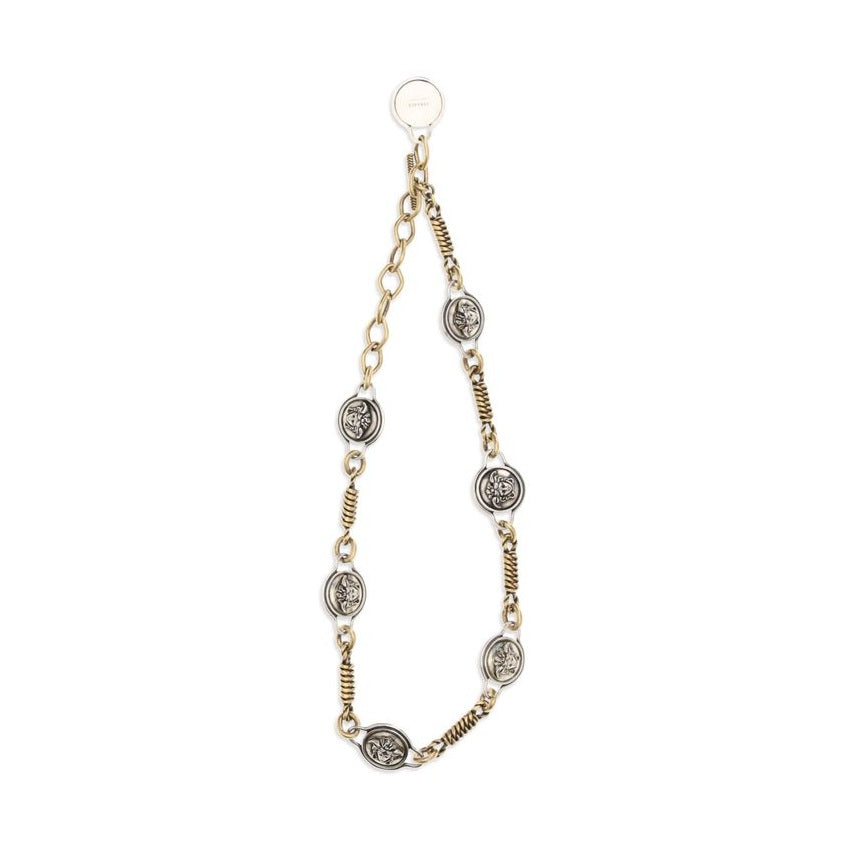 Versace Silver Brass Necklace