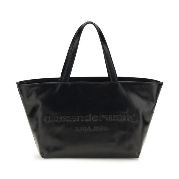 Alexander Wang Black Calf Leather Bos Taurus Shoulder Bag