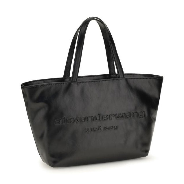 Alexander Wang Black Calf Leather Bos Taurus Shoulder Bag