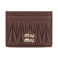 Miu Miu Bordeaux Lamb Ovis Aries Aries Wallet