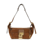 Chloé Brown Calf Leather Bos Taurus Shoulder Bag