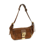 Chloé Brown Calf Leather Bos Taurus Shoulder Bag