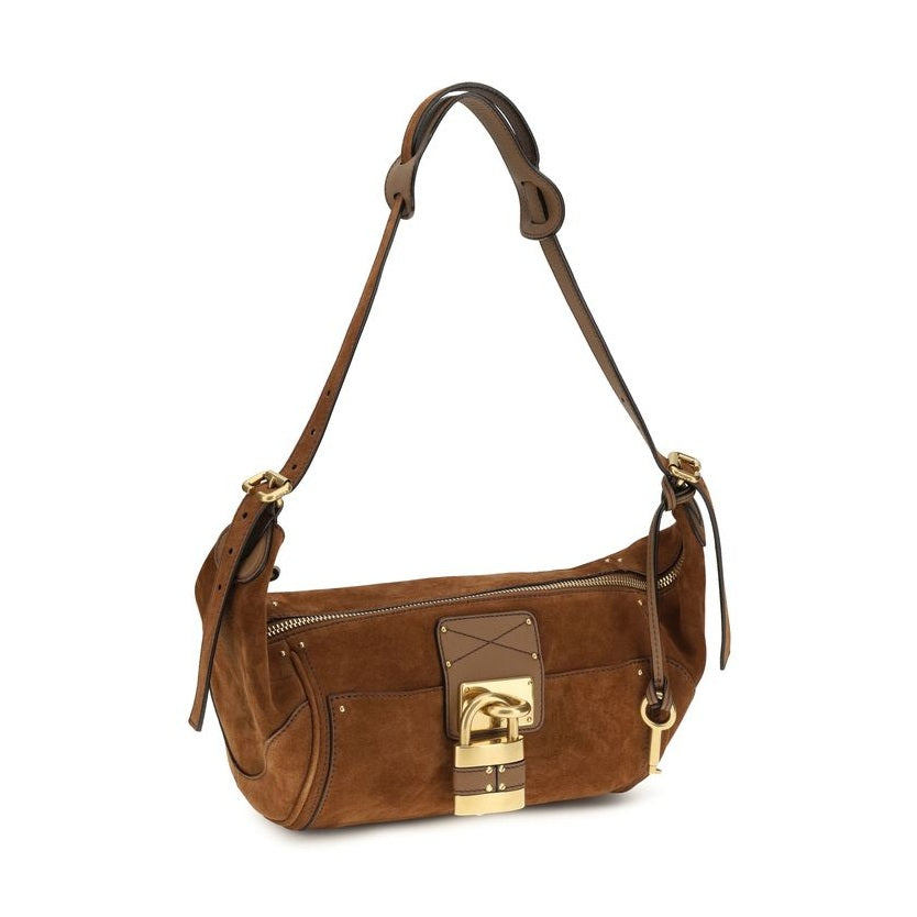 Chloé Brown Calf Leather Bos Taurus Shoulder Bag