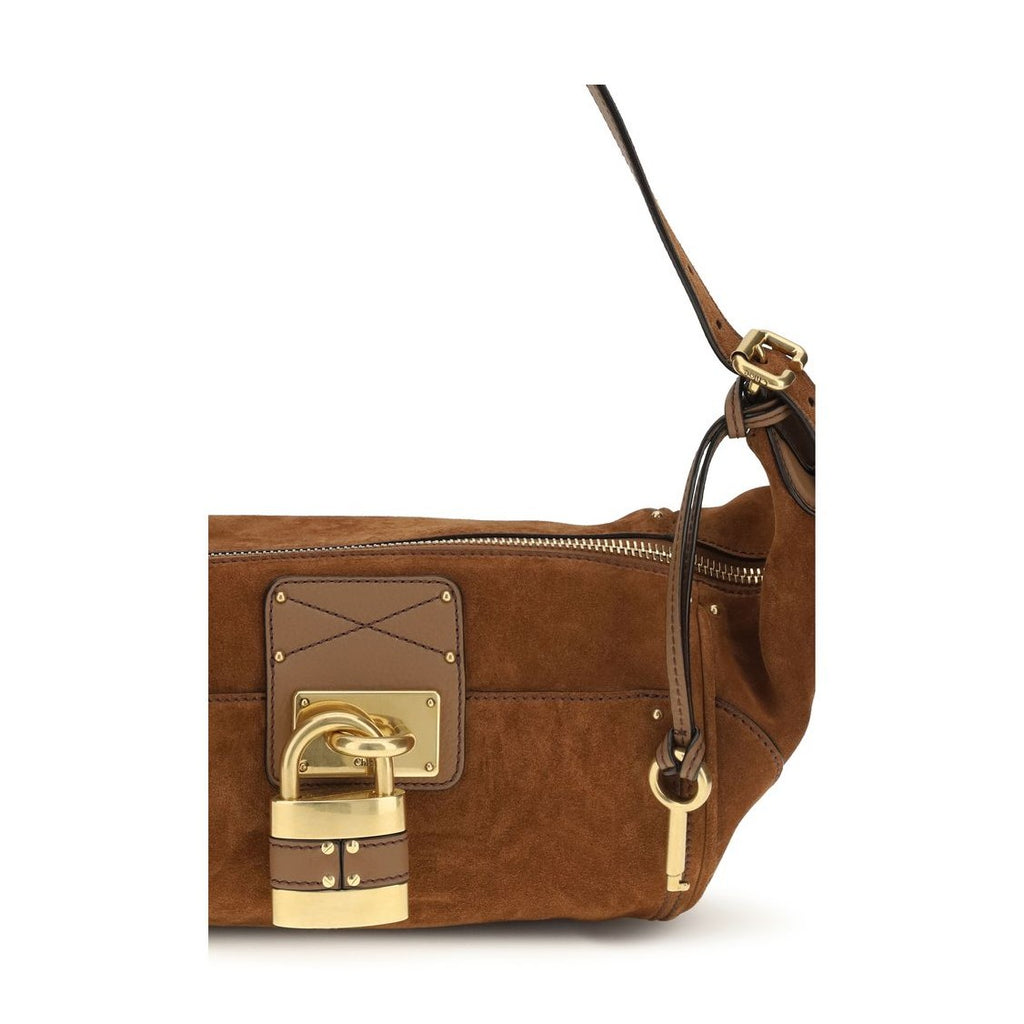 Chloé Brown Calf Leather Bos Taurus Shoulder Bag