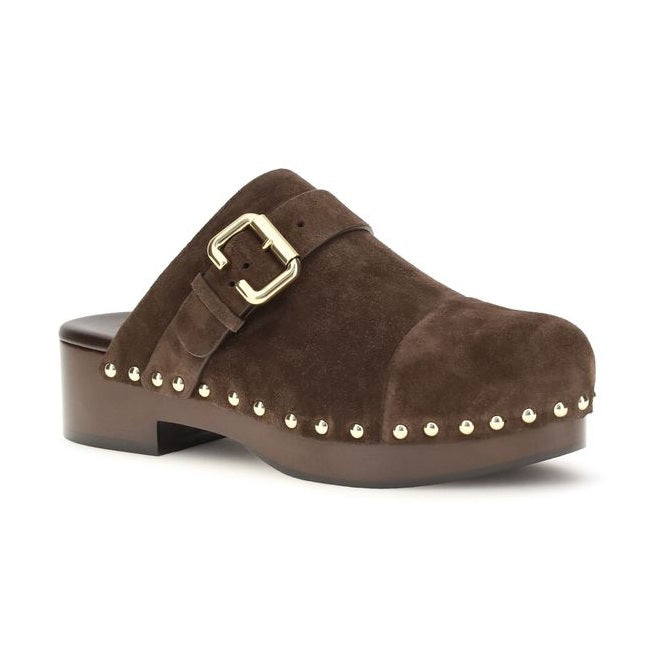 Chloé Brown Calf Leather Bos Taurus Clogs