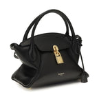 Balmain Black Calf Leather Bos Taurus Handbag