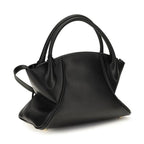 Balmain Black Calf Leather Bos Taurus Handbag