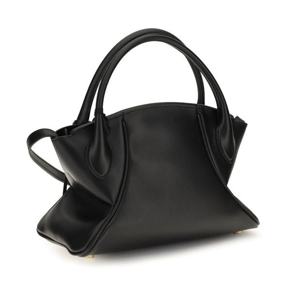 Balmain Black Calf Leather Bos Taurus Handbag