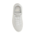 Balmain White Calf Leather Bos Taurus Athletic Sneakers