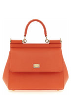 Dolce & Gabbana Orange Calfskin Handbag
