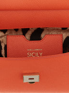 Dolce & Gabbana Orange Calfskin Handbag