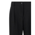 Dolce & Gabbana Black Virgin Wool Casual Pants
