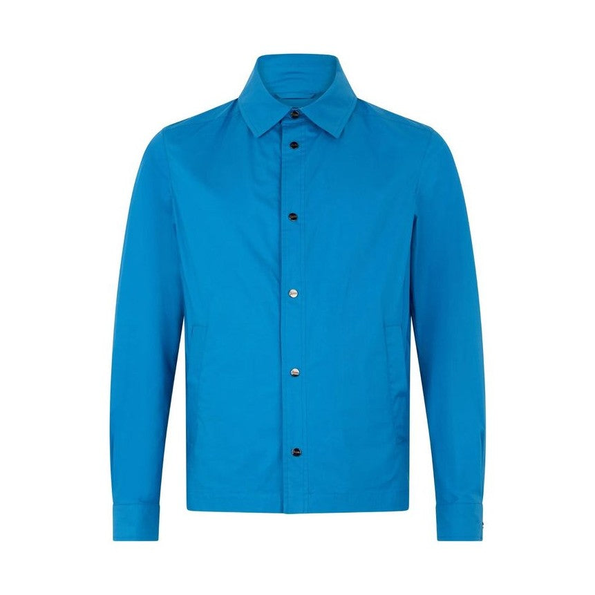 Herno Blue Cotton Full-Length Jacket