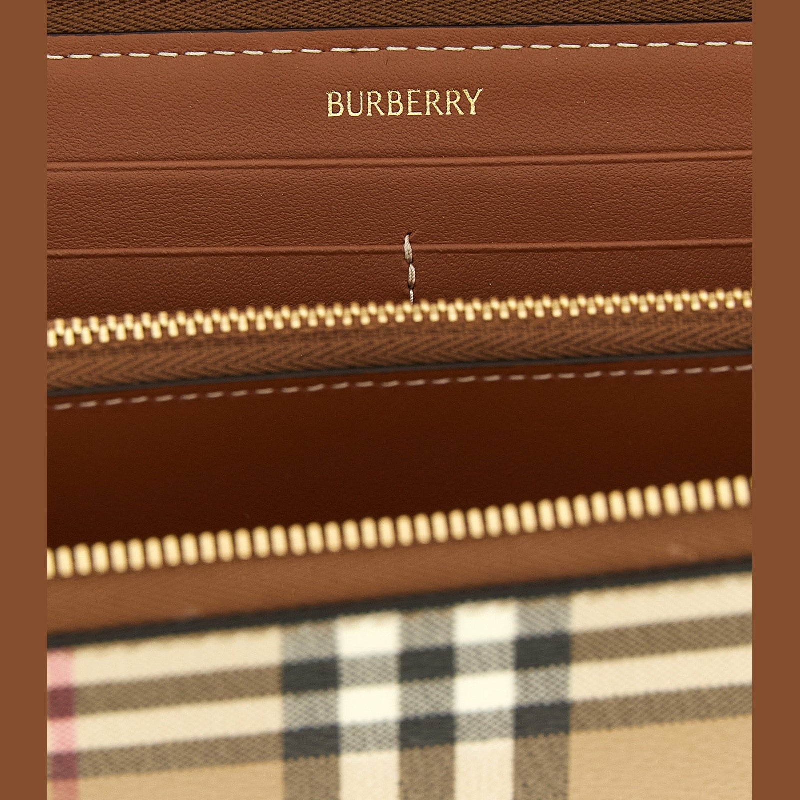 Burberry Beige Polyethylene Cardholder