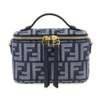 Fendi Blue Cotton Handbag