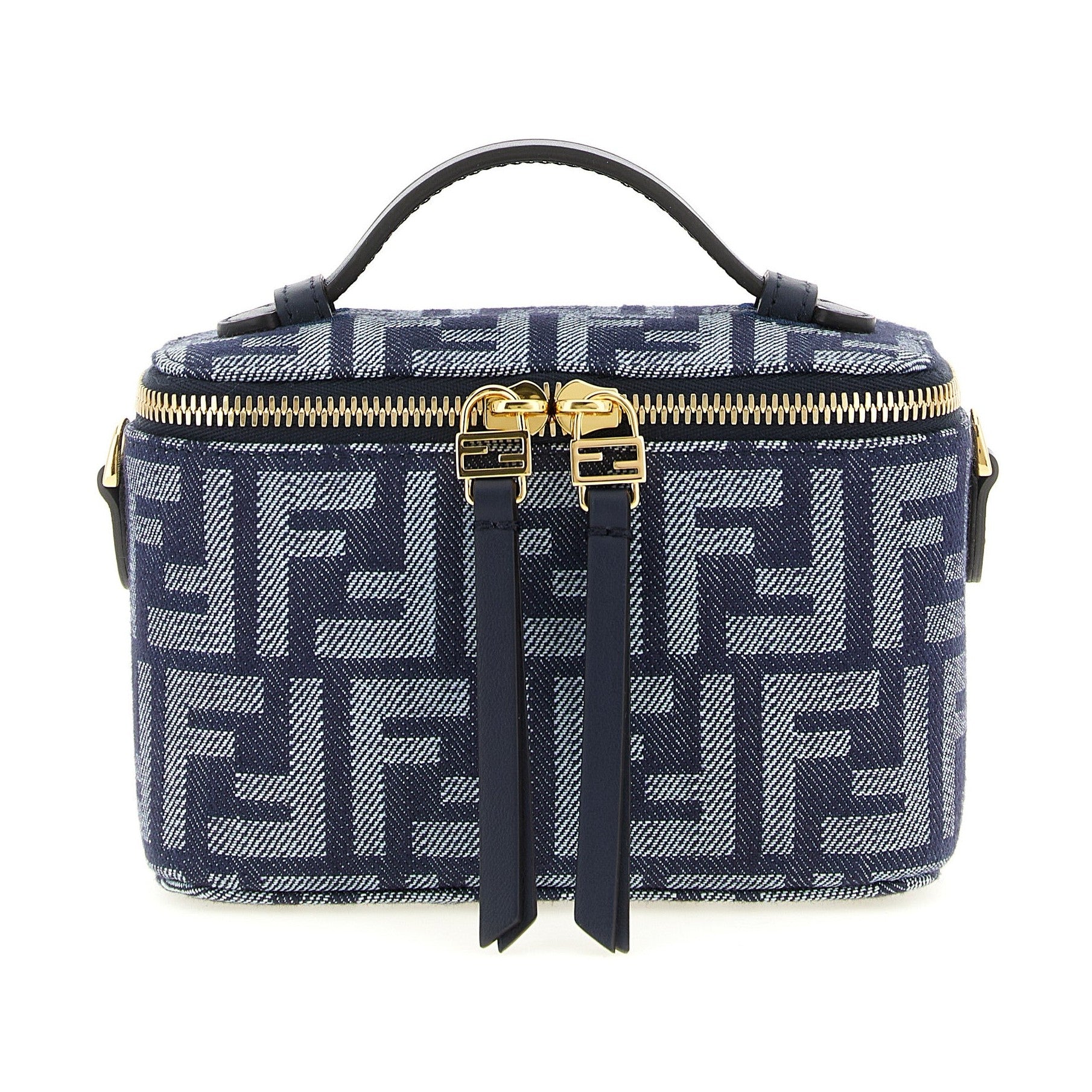 Fendi Blue Cotton Handbag