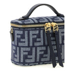 Fendi Blue Cotton Handbag