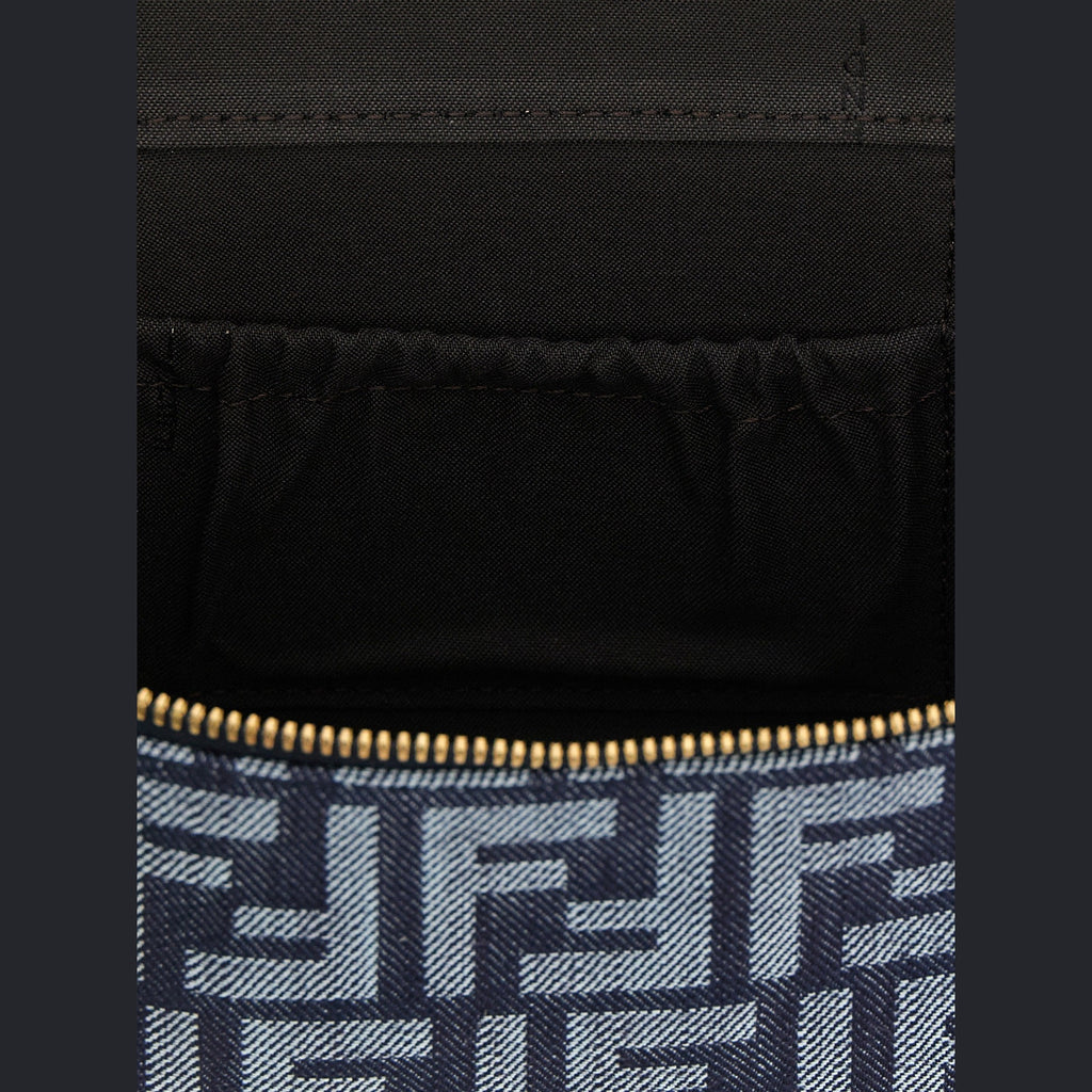 Fendi Blue Cotton Handbag