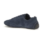 Prada Blue Calf Leather Bos Taurus Athletic Sneakers