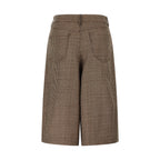 Brunello Cucinelli Brown Virgin Wool Bermuda Shorts
