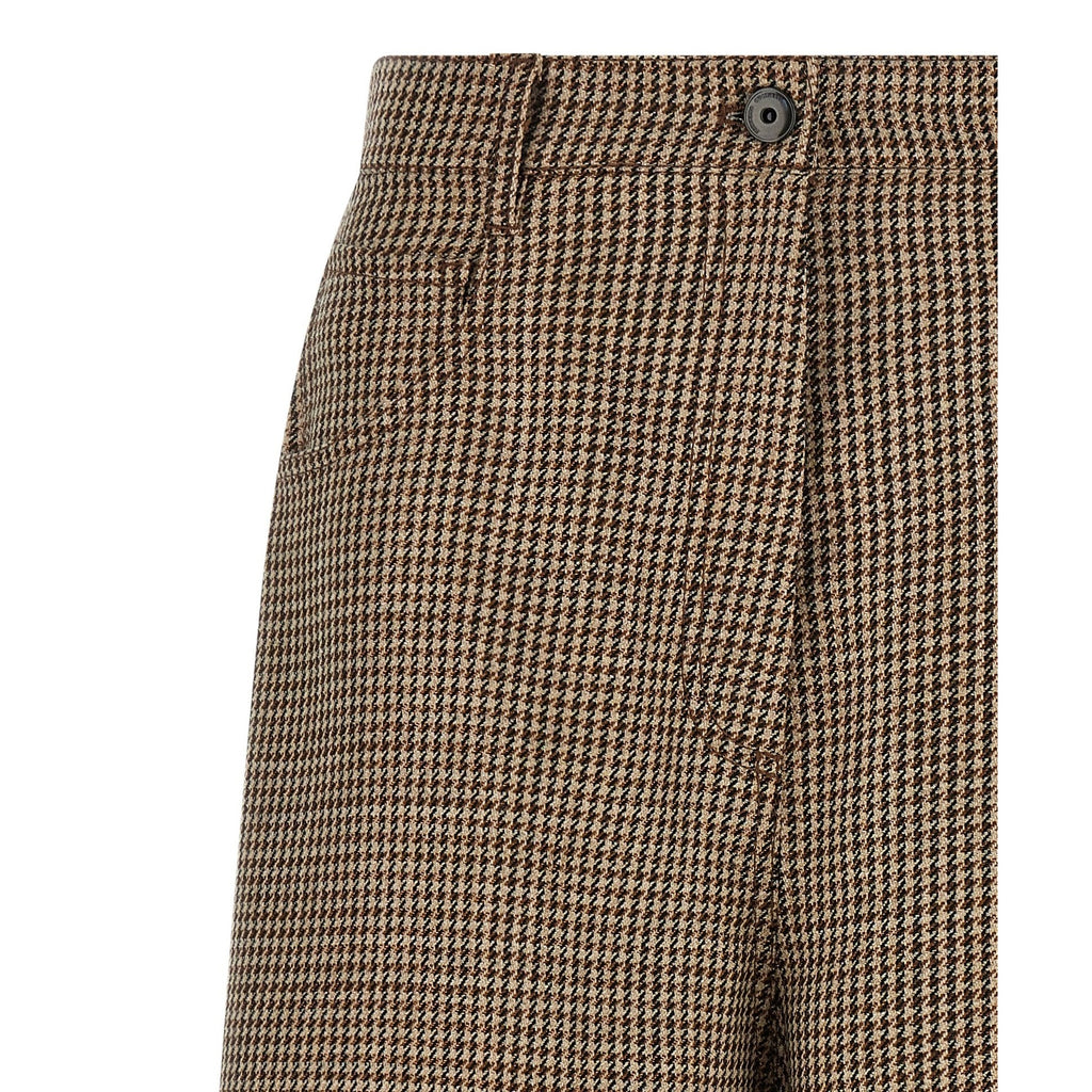 Brunello Cucinelli Brown Virgin Wool Bermuda Shorts